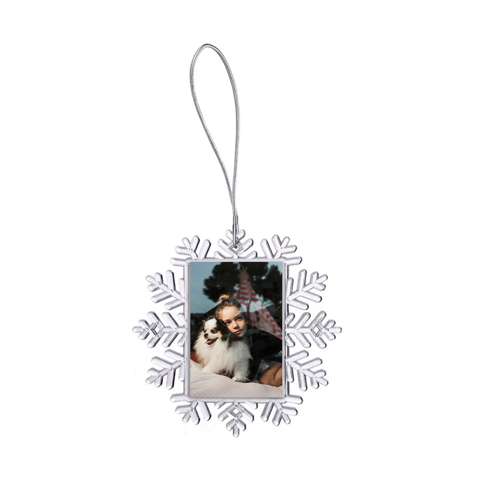 Snowflake Square Photo Frame(Large) 3