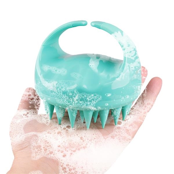 Silicone Massage Scalp Shampoo Brush Comb 2
