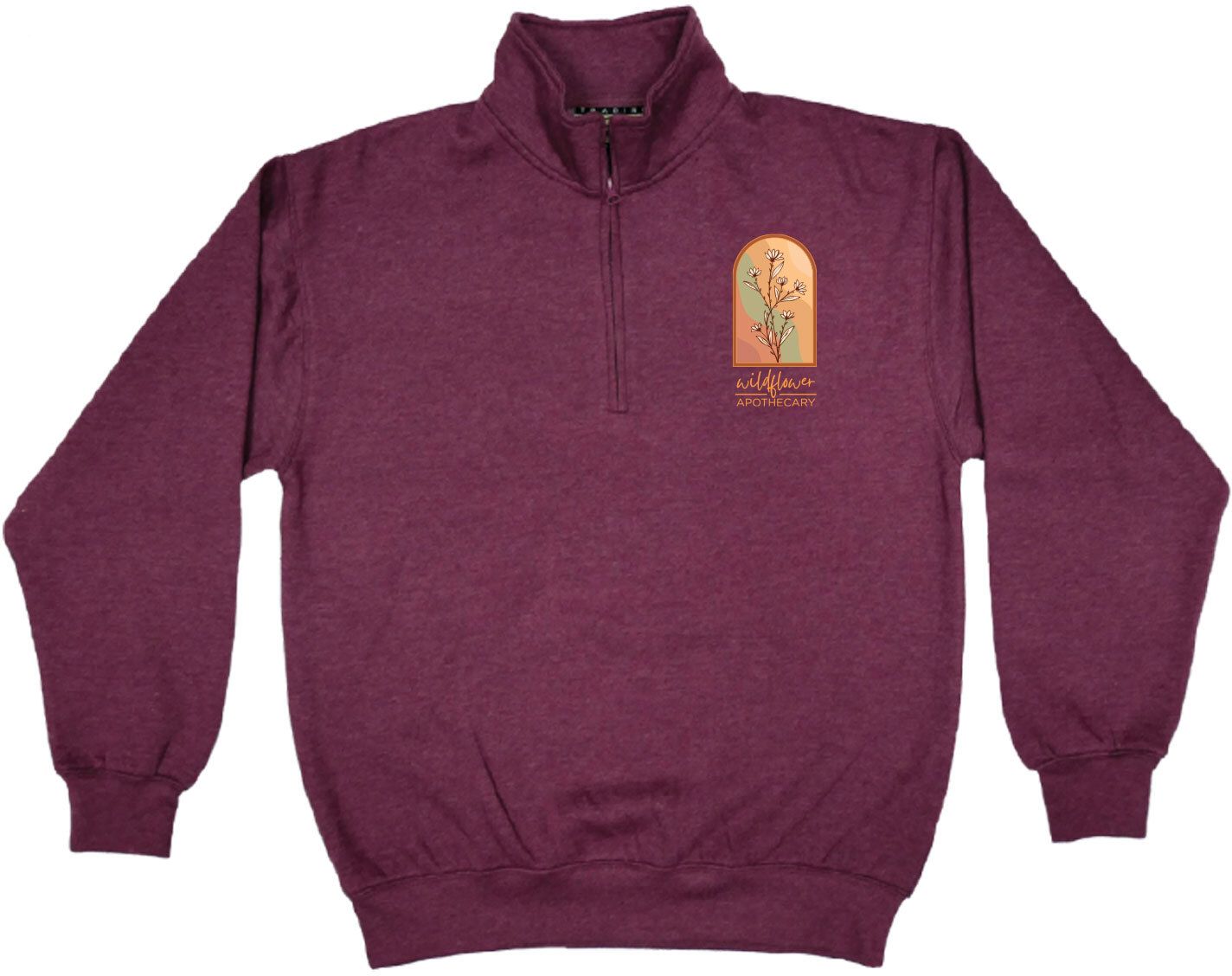 Full Color Unisex 1/4 Zip Fleece Pullover, custom hoodie or sweatshirt with logo imprint 11