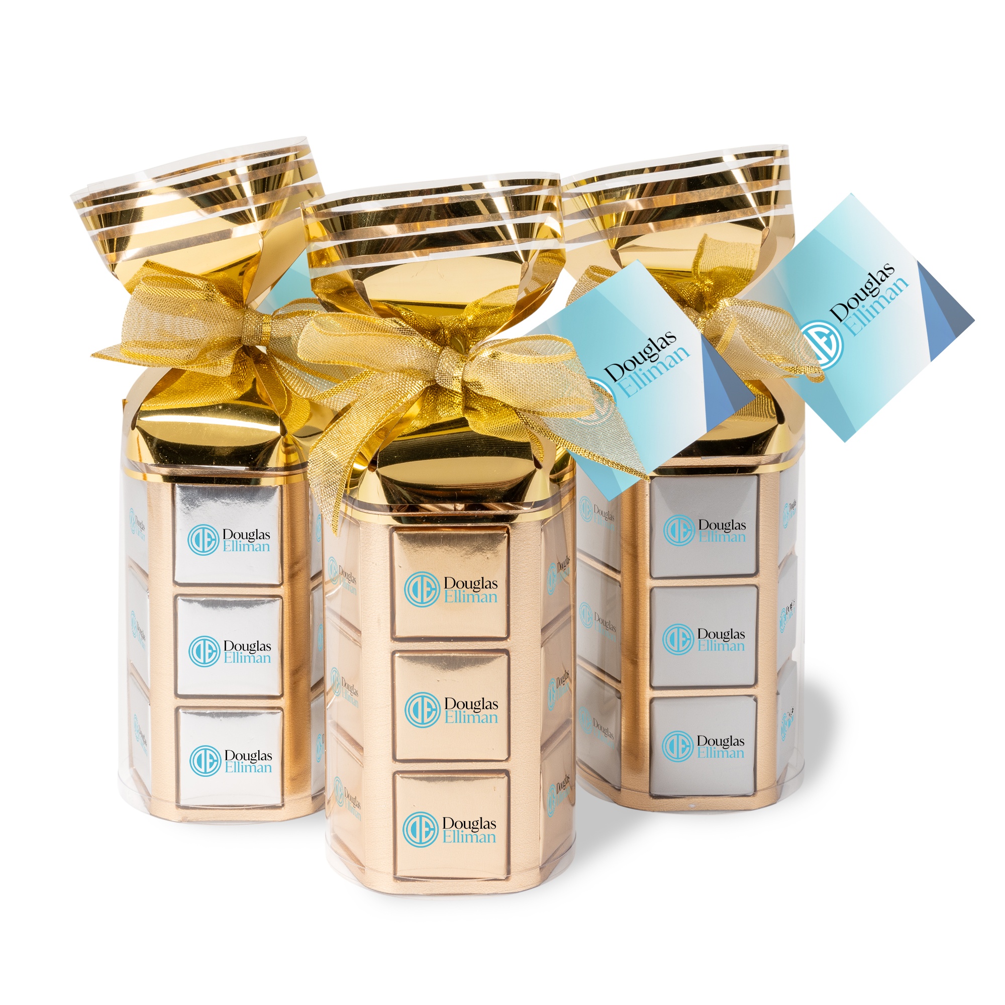 Thirty Six Piece Chocolate Foiled Square Gift Bag- Full Color 4