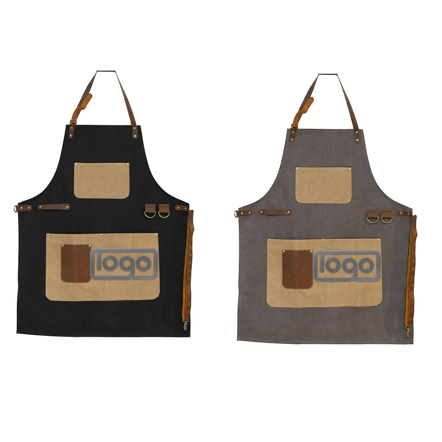 Heavy-Duty Canvas Apron for Kitchen and Workshop 8