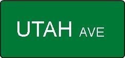 24" x 9" Custom Street Signs with reflective vinyl lettering on one side. 2