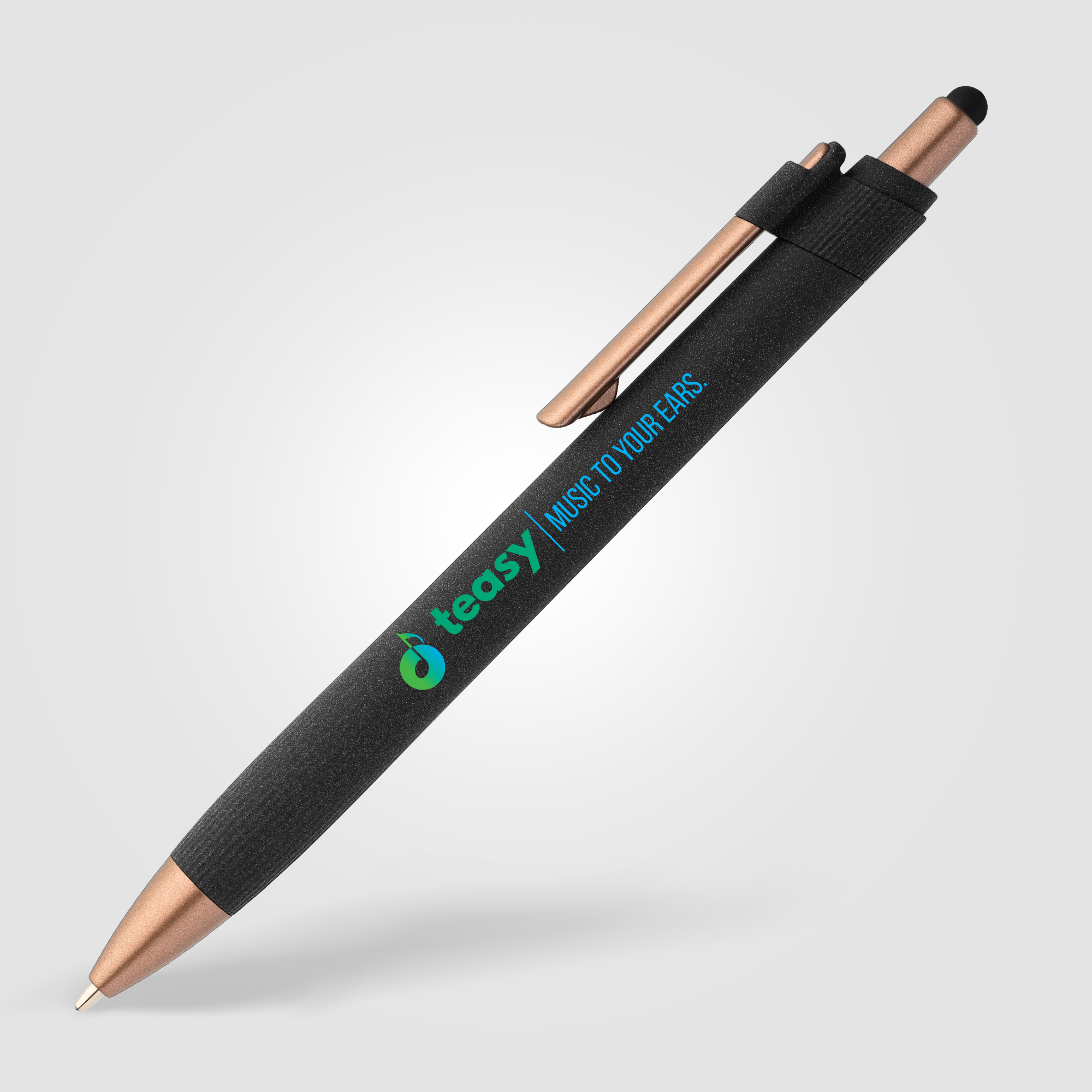 York Recycled Plastic Bronze Trim Stylus Ballpoint Pen 1