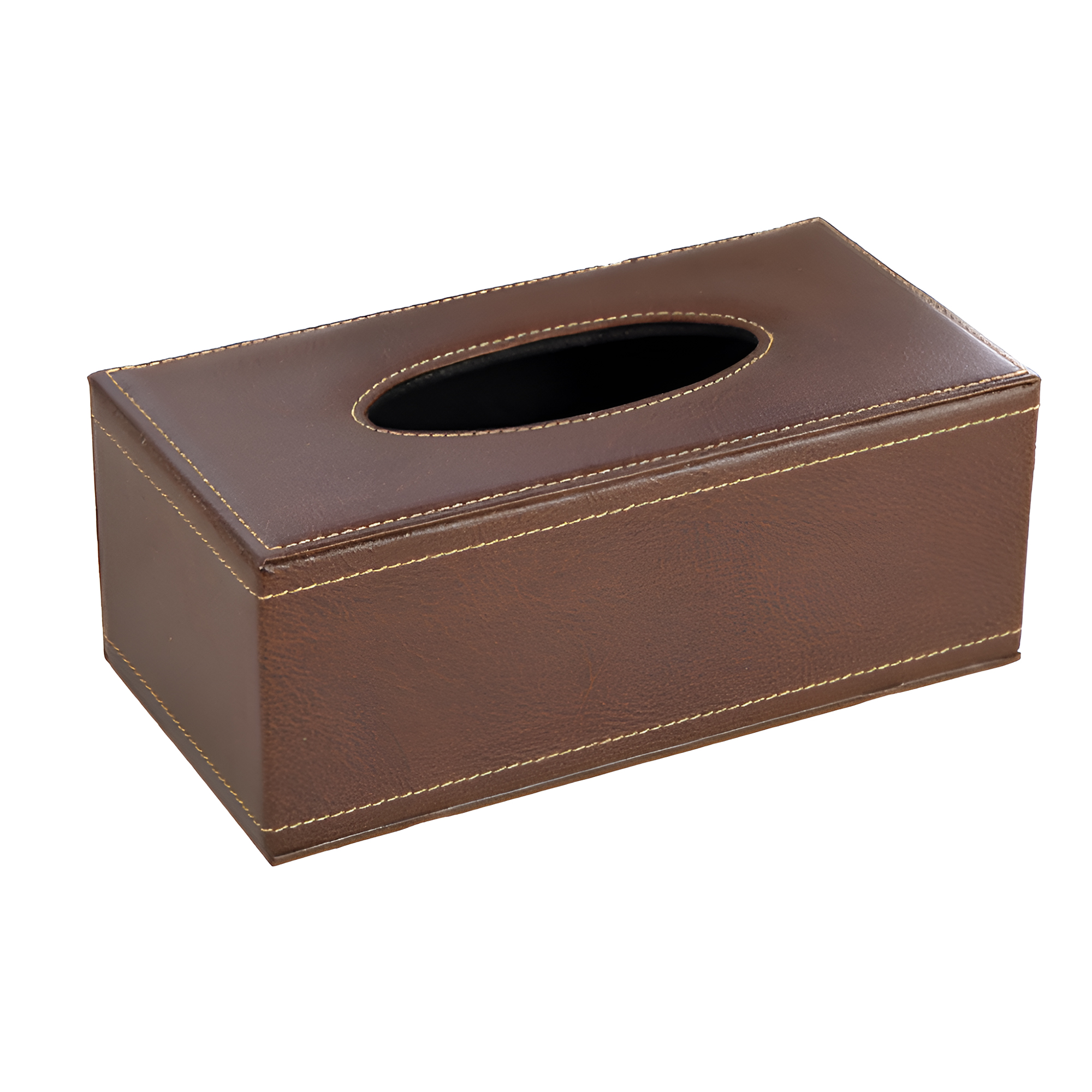 MOQ 50 PCS Stylish PU Leather Tissue Box 5