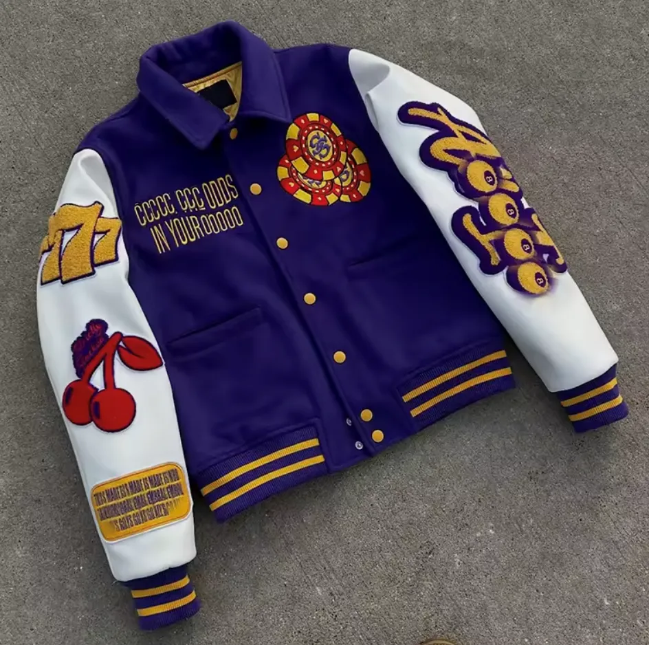 High-End Custom Genuine or Vegan Leather Varsity Letterman and Leather Jackets 27