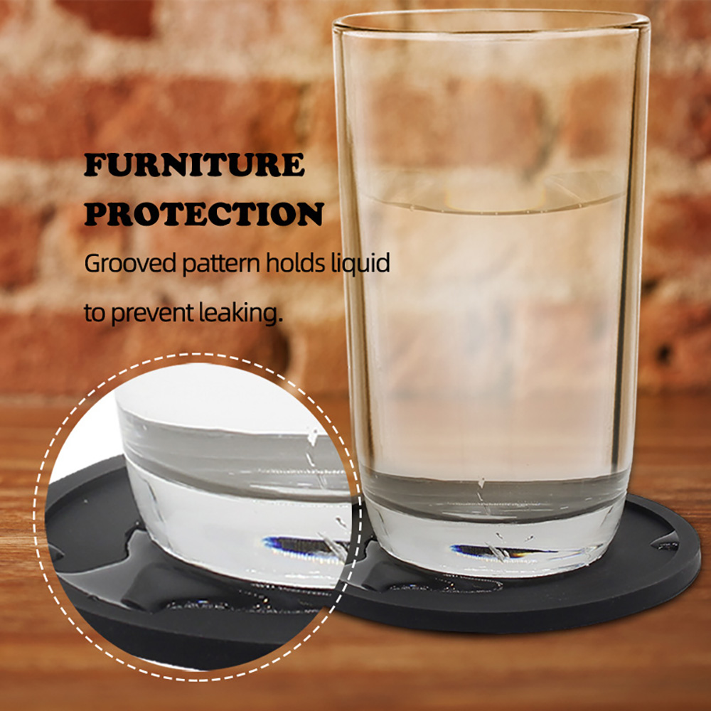 Soft Silicone Rubber Coaster 2