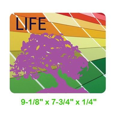 Soft Surface Mousepad w/ Rubber Base (1/4" Thick) 2