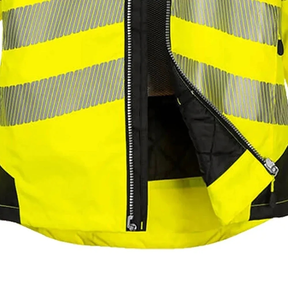 Hi Vis Bomber Reflective Safety Winter Jacket Workwear 5