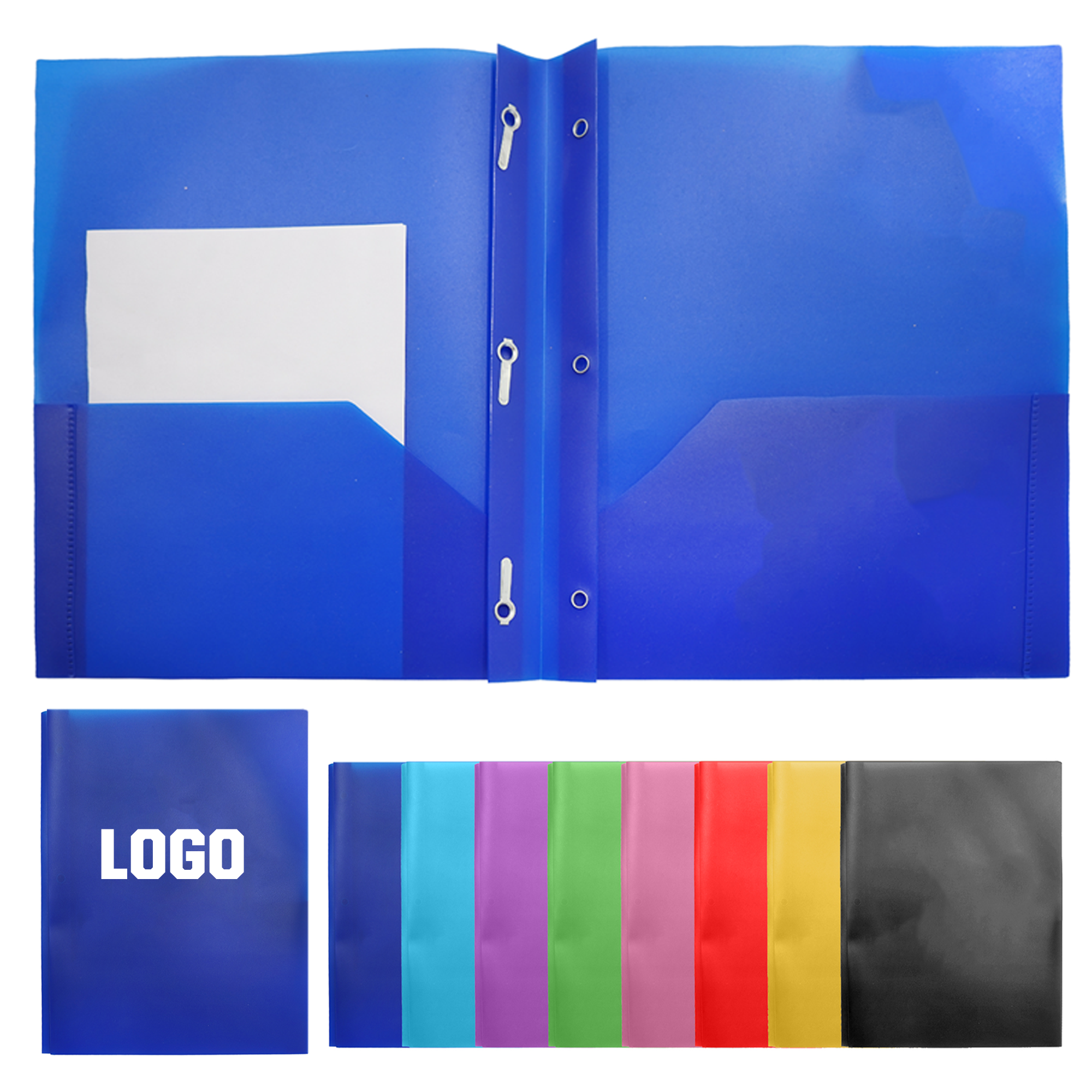 Custom Plastic Folder with Two Pockets 2