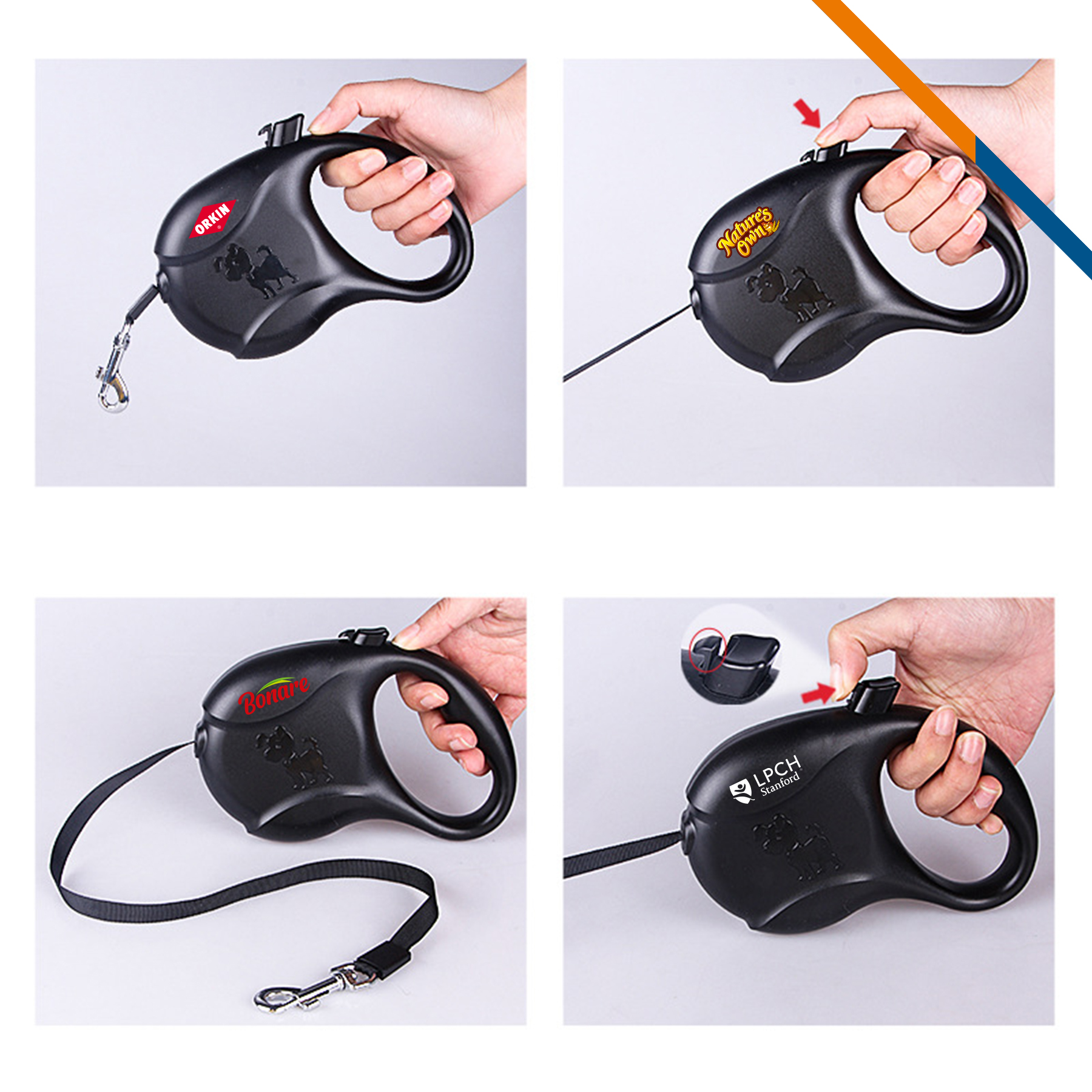 Erian Retractable Dog Leash 8
