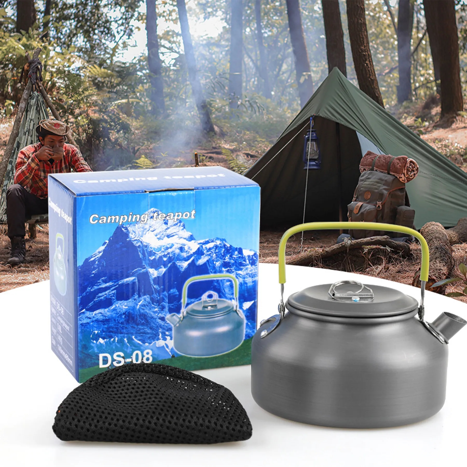 Alloy Portable Picnic Kettle 8