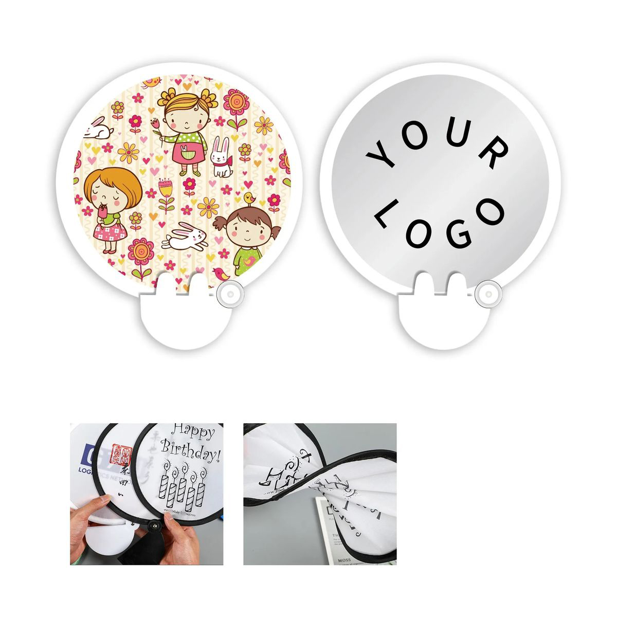 Compact Polyester Fan Portable and Stylish 2