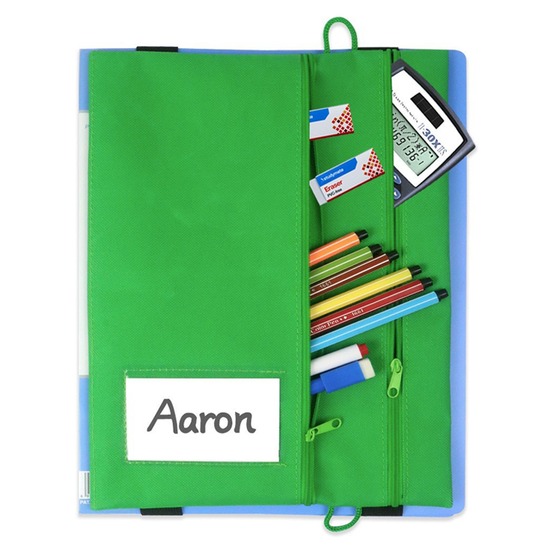 Adjustable Elastic Band Multi Pockets File Folder Binder Bag 6
