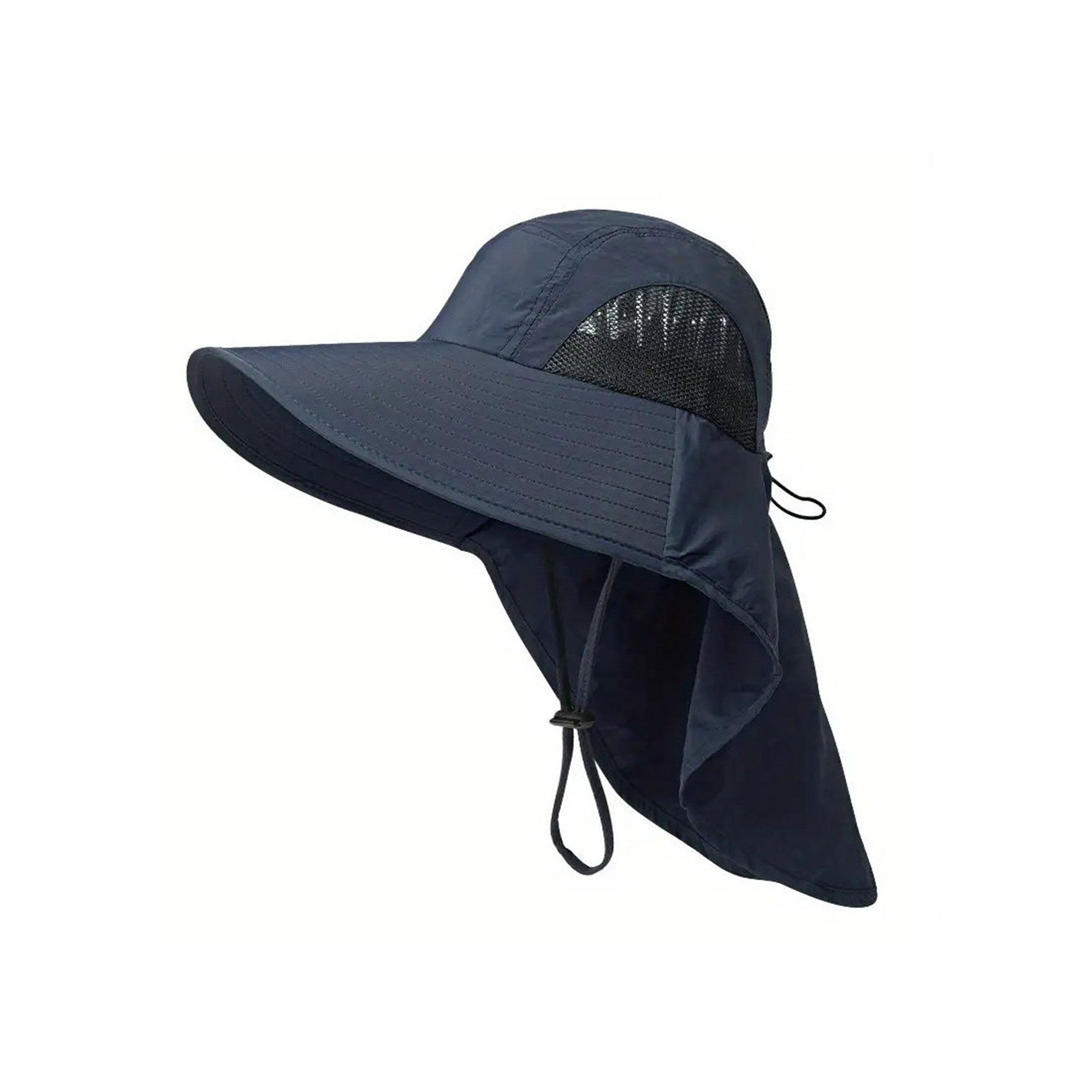 Outdoor Wide Brim Sun Hat With Neck Flap 9