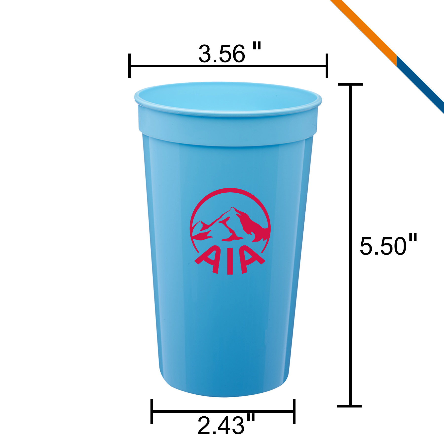 Domipo Plastic Stadium Cup - 22 OZ. 6