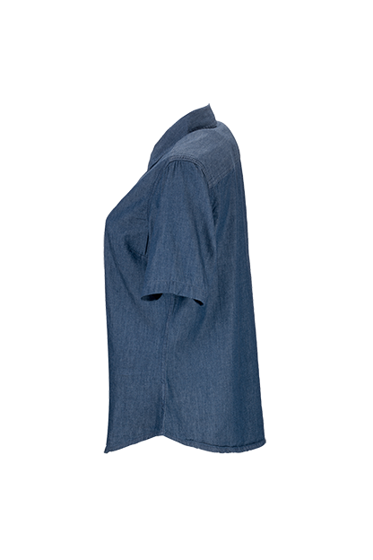 Women's Short-Sleeve Hudson Denim Shirt 9