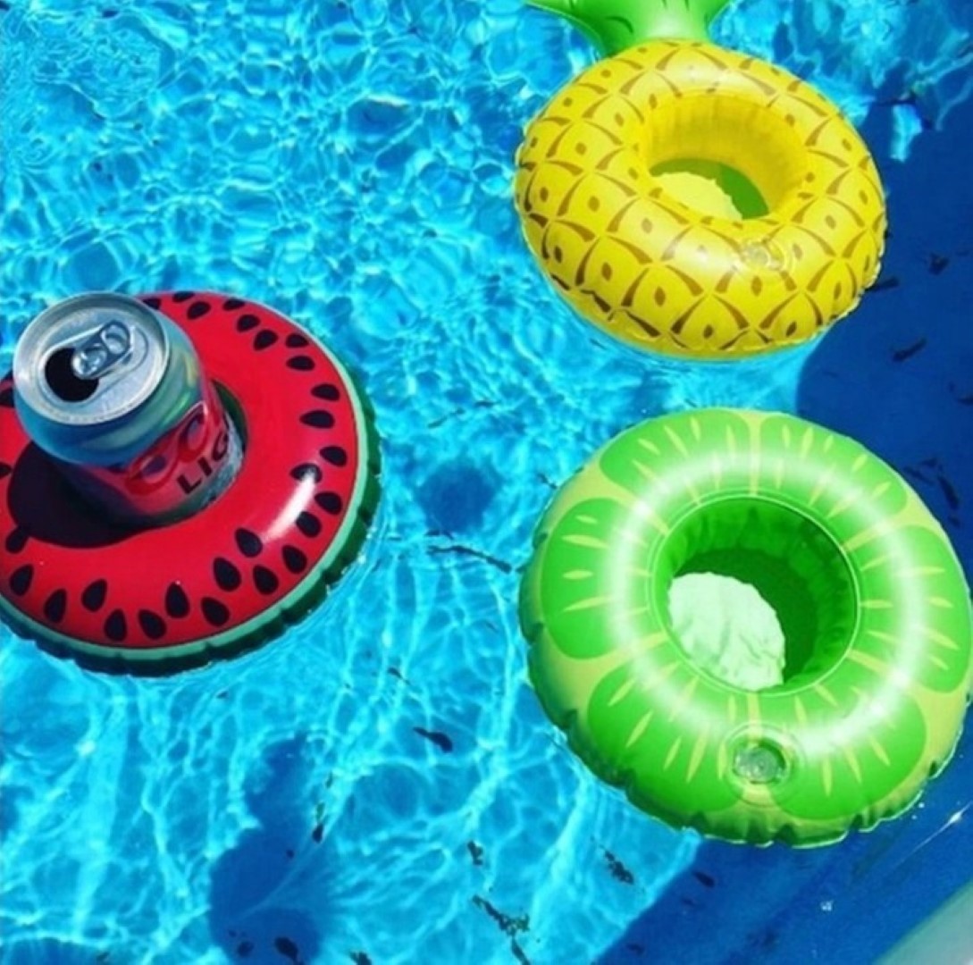 PVC Inflatable Floating Coaster Cup Holder 7