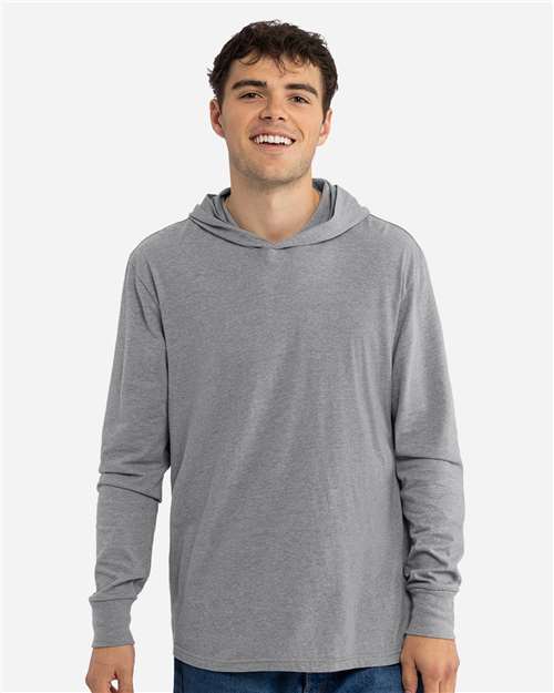 Unisex CVC Hoodie Long Sleeve T-Shirt - 6221 42