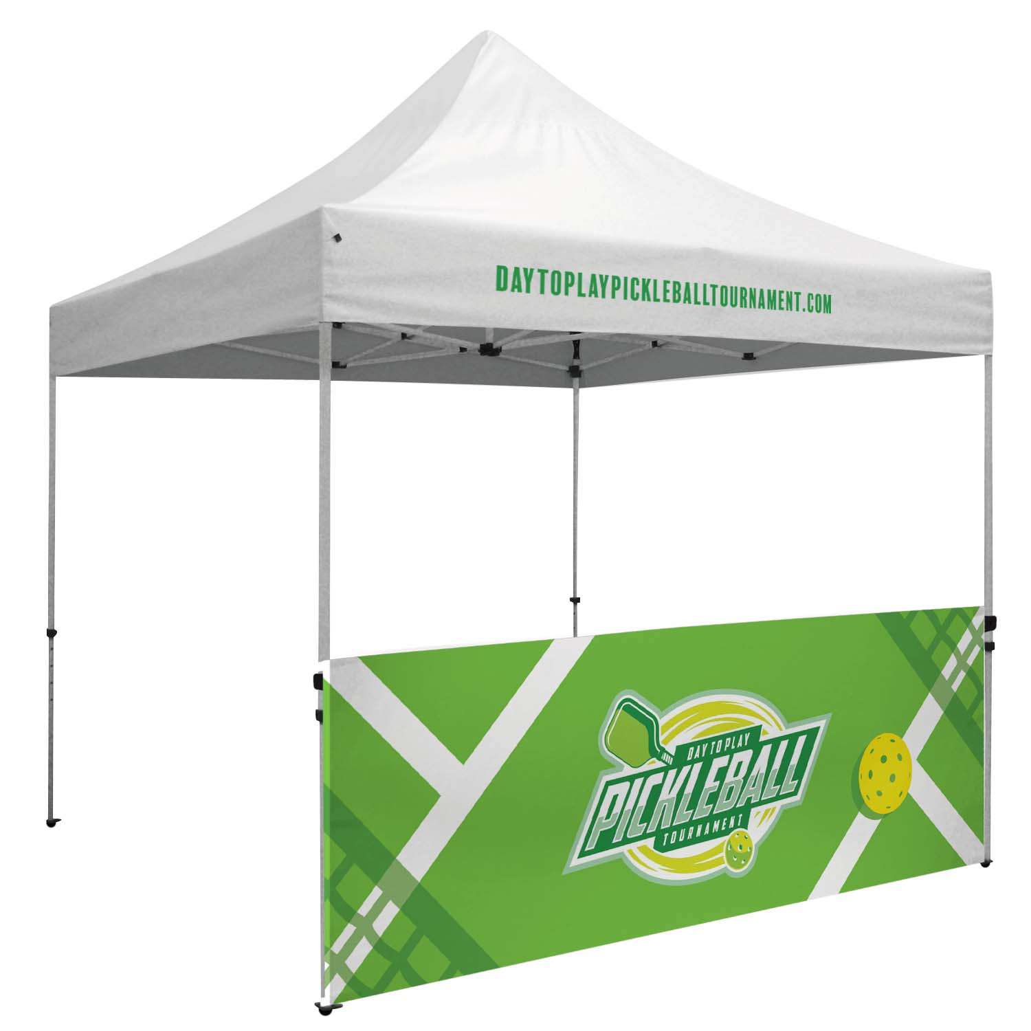 10' Premium Tent Half Wall Kit UV-Printed Single-Sided