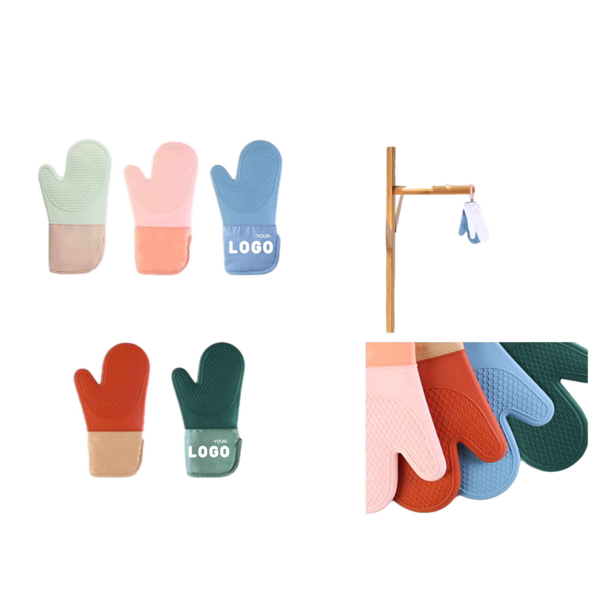 Silicone Heat Resistant Gloves Clips 2
