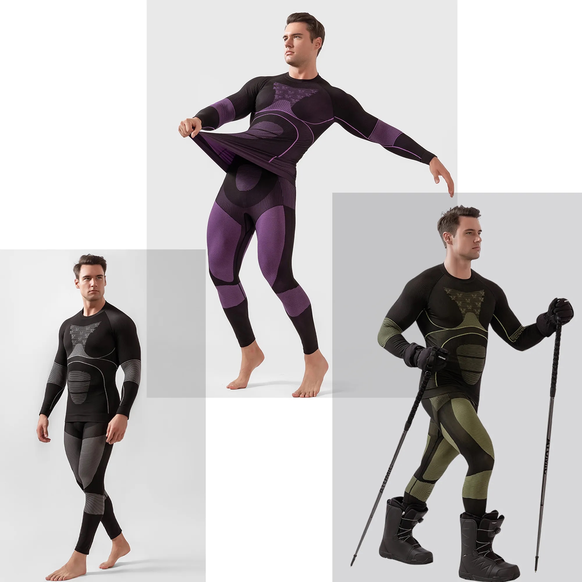 Compression Running Sportswear Ski Apparel 7