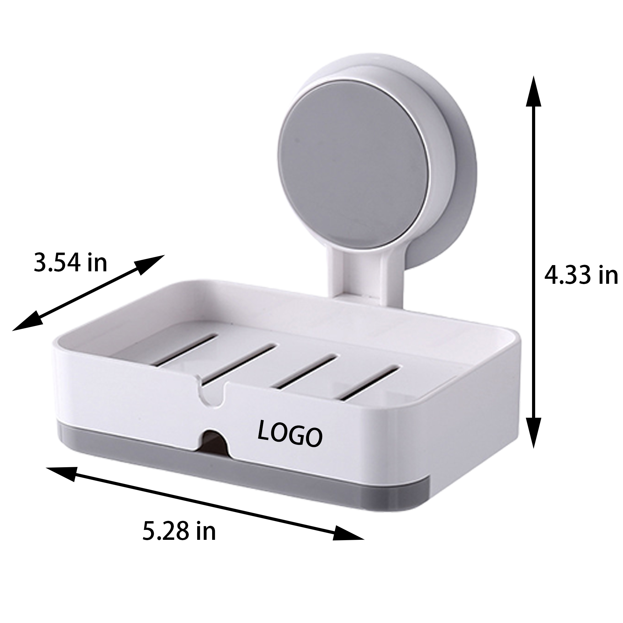 Drawer-style drainable soap dish 5