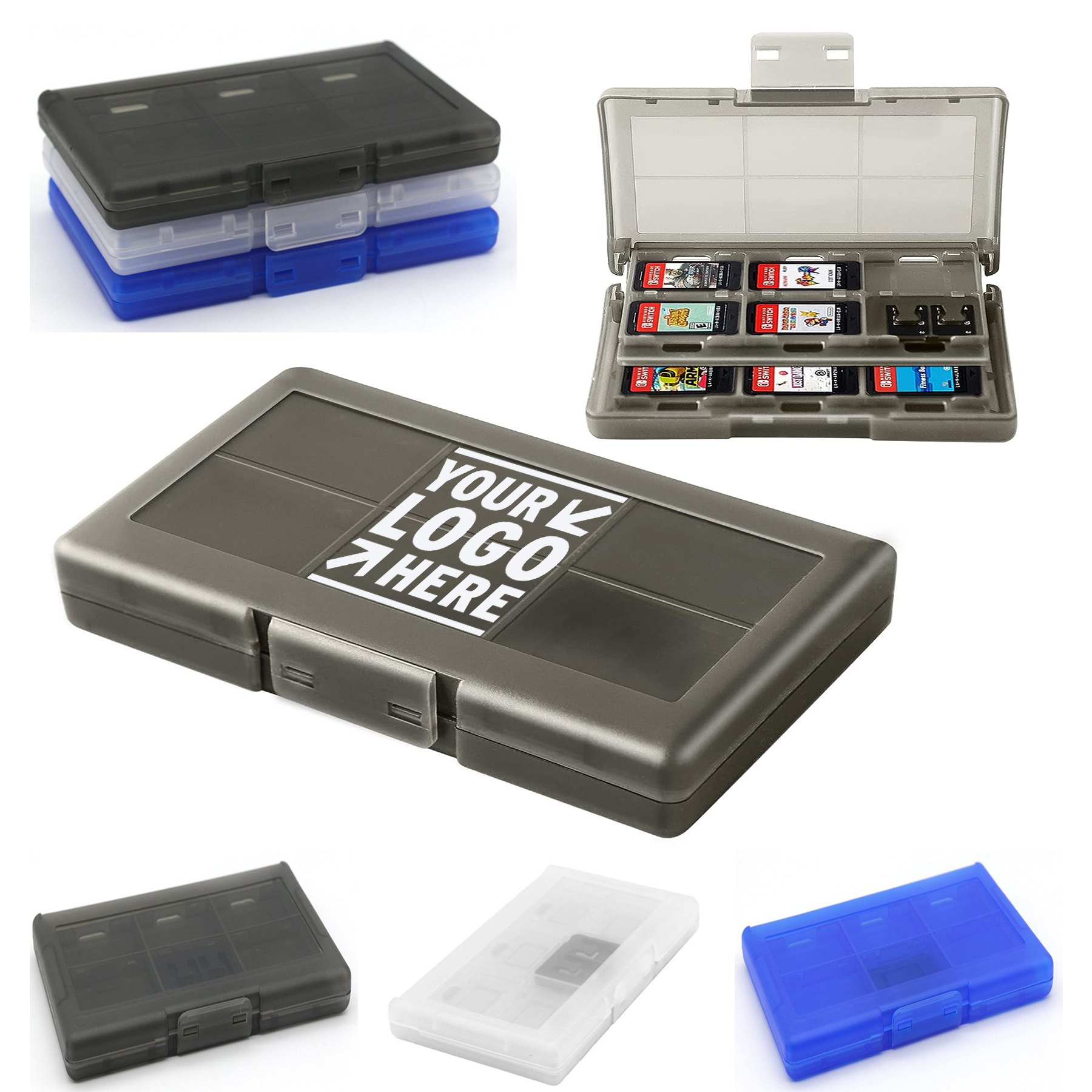 Nintendo Switch Lite Card 24-in-1 Game Storage Case Holder 2