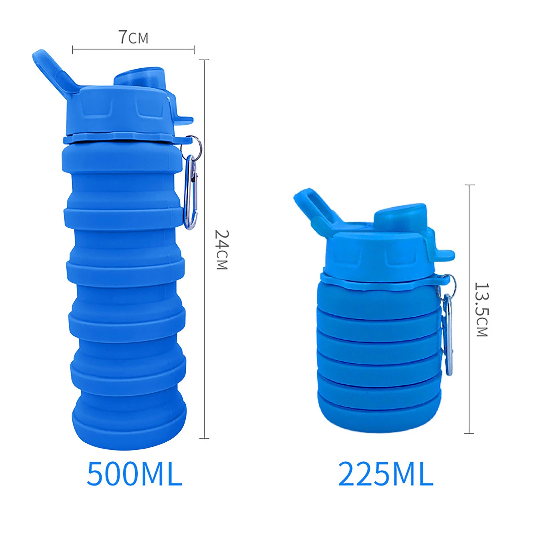 Reusable Foldable Water Bottles for Outdoor Gym Camping 4