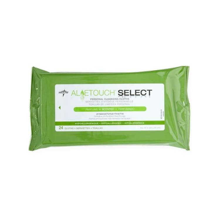 Aloetouch Select Personal Cleansing Cloths - 8" x 12" 24 per Pack 1