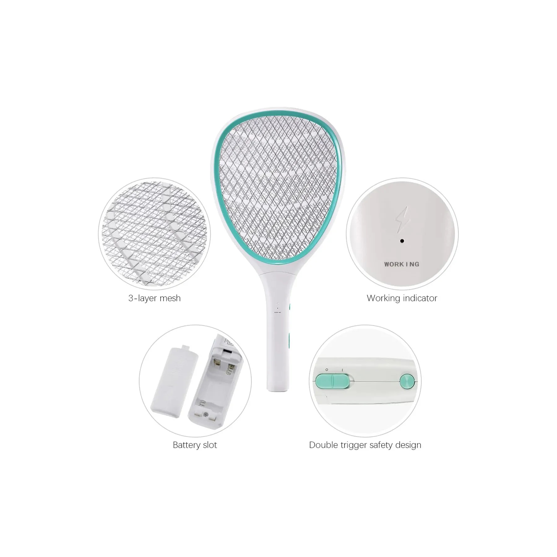 Electric Fly Swatter for Quick Pest Removal 5