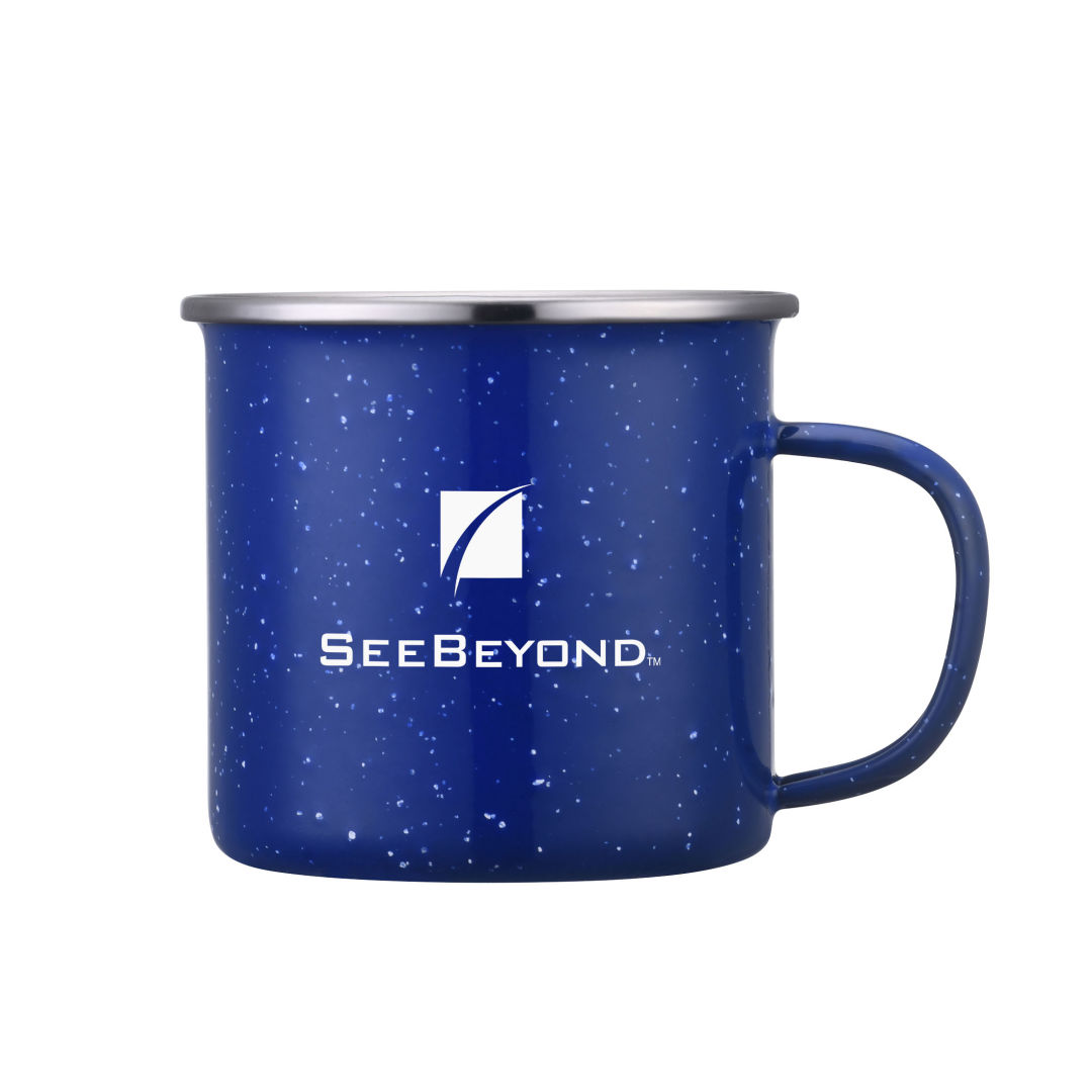 Wren Enamel Mug w/SS Rim - 16oz 20