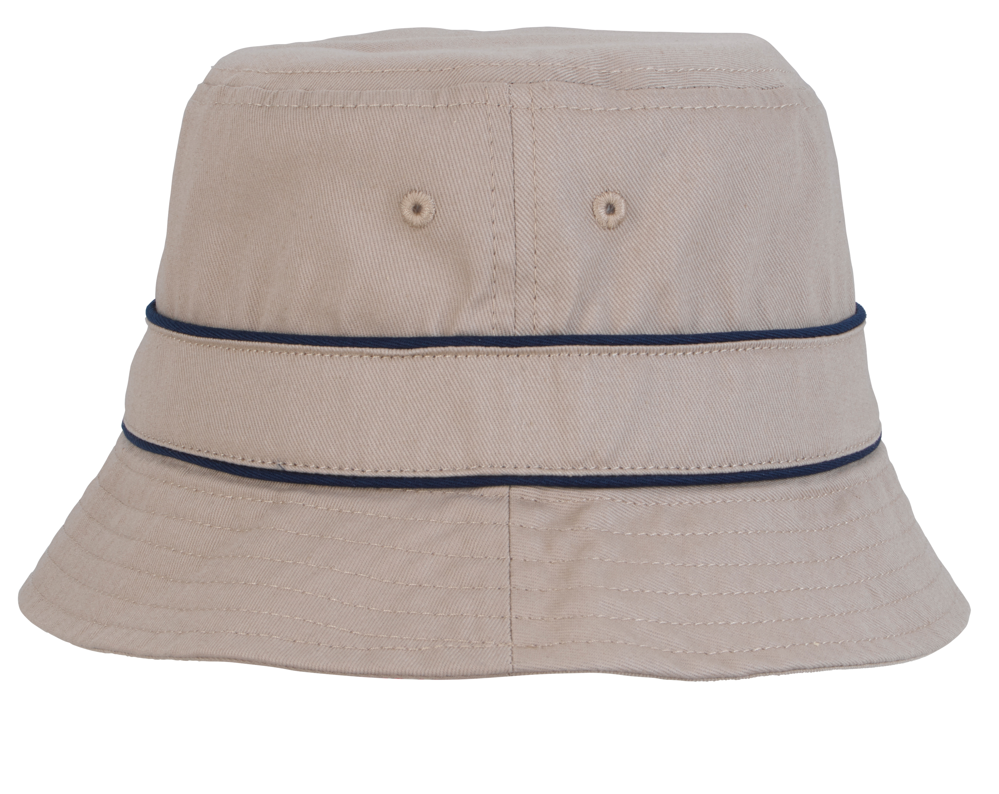 Cotton Bucket Hat with Trim 7