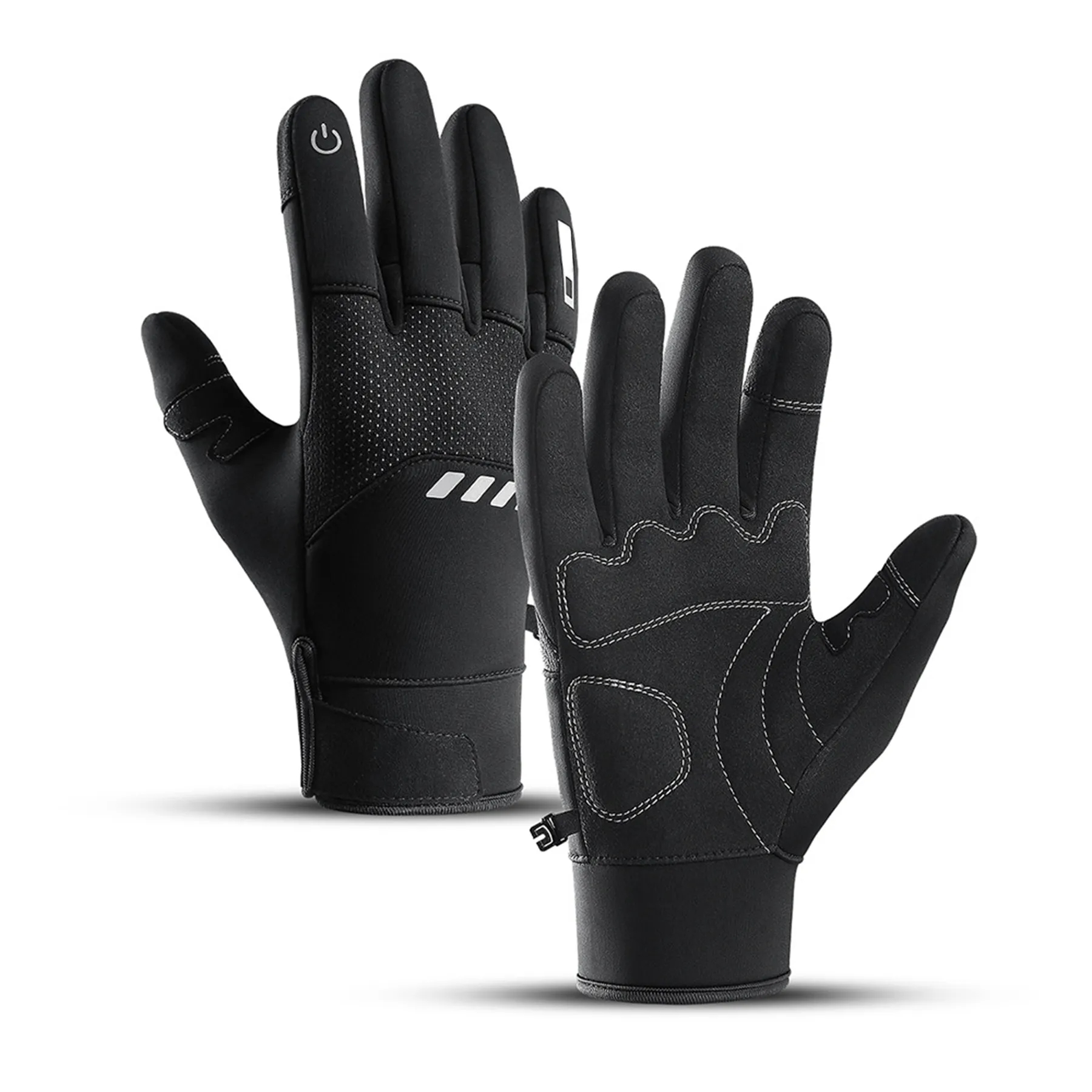 Microfiber Cloth Touchscreen Full-Finger Riding Gloves 3