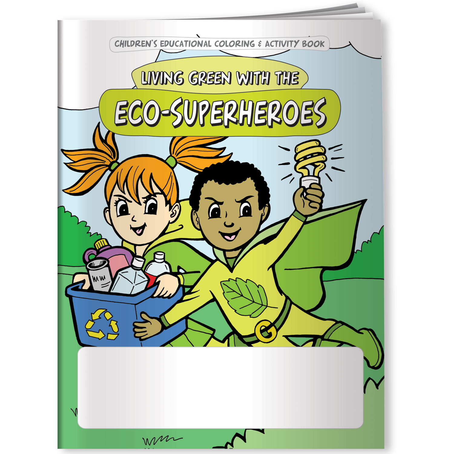 Coloring Book - Living Green with Eco-Superheroes 4
