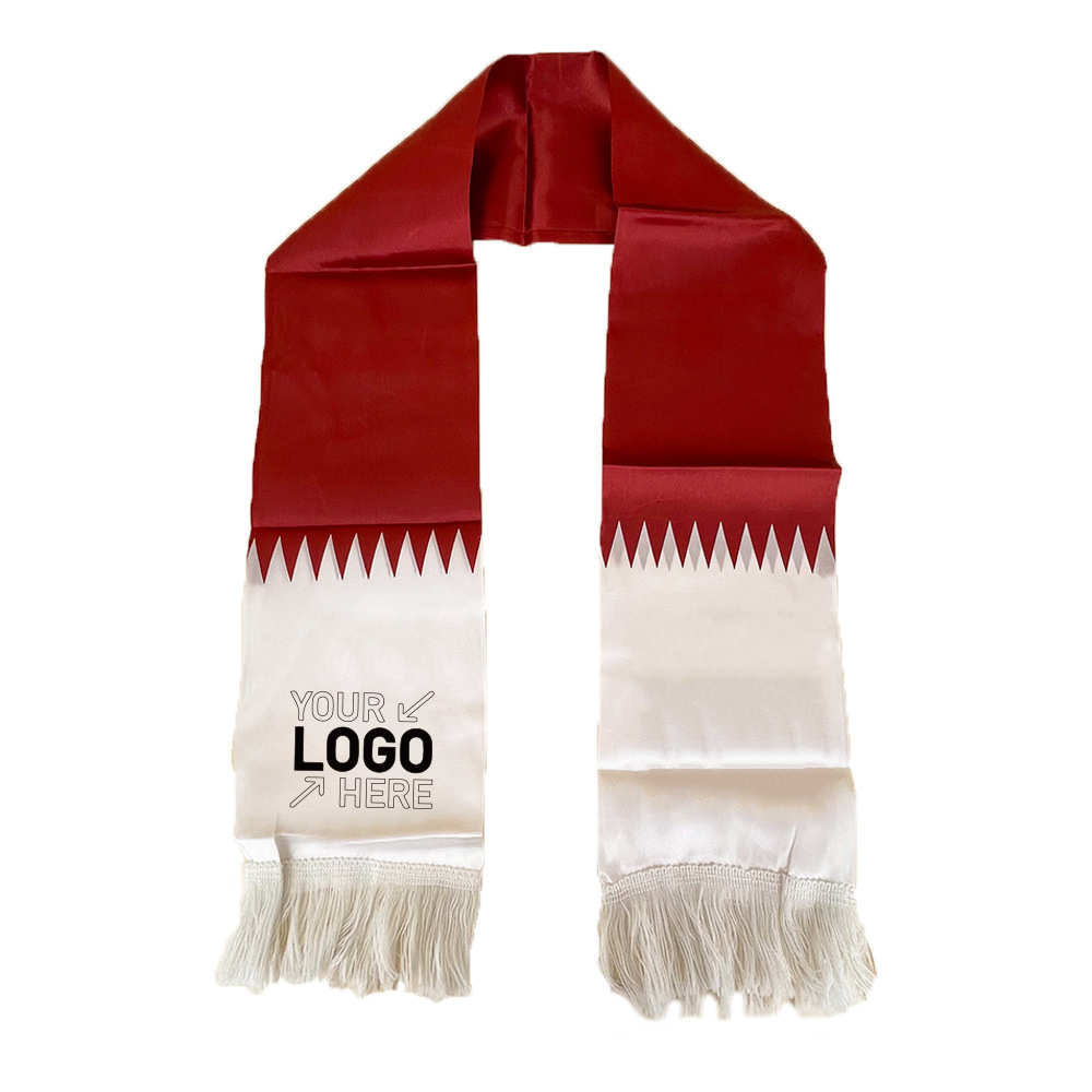 Qatar World Cup Football Fan National Flag Scarf 4