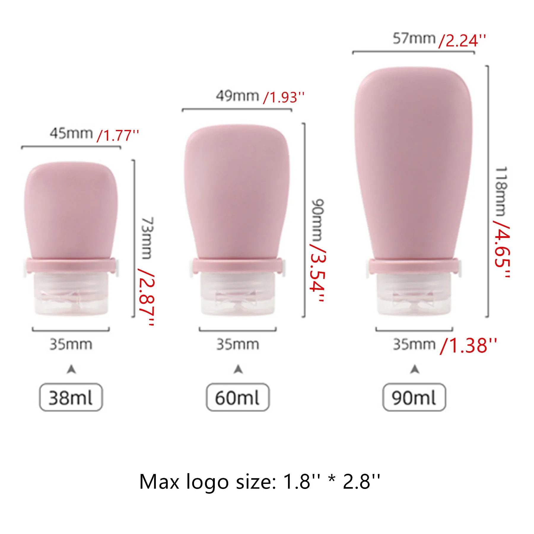 Cosmetic Lotion Refillable Bottle 2
