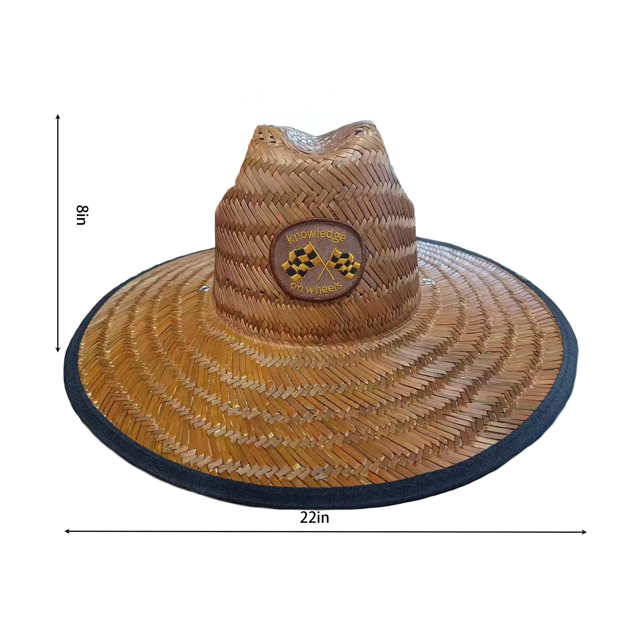 Dyed straw hat + Full Color Underbri 4