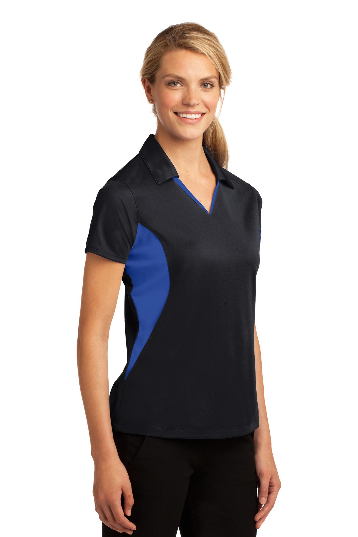 Sport-Tek® Women's Side Blocked Micropique Sport-Wick Polo 27