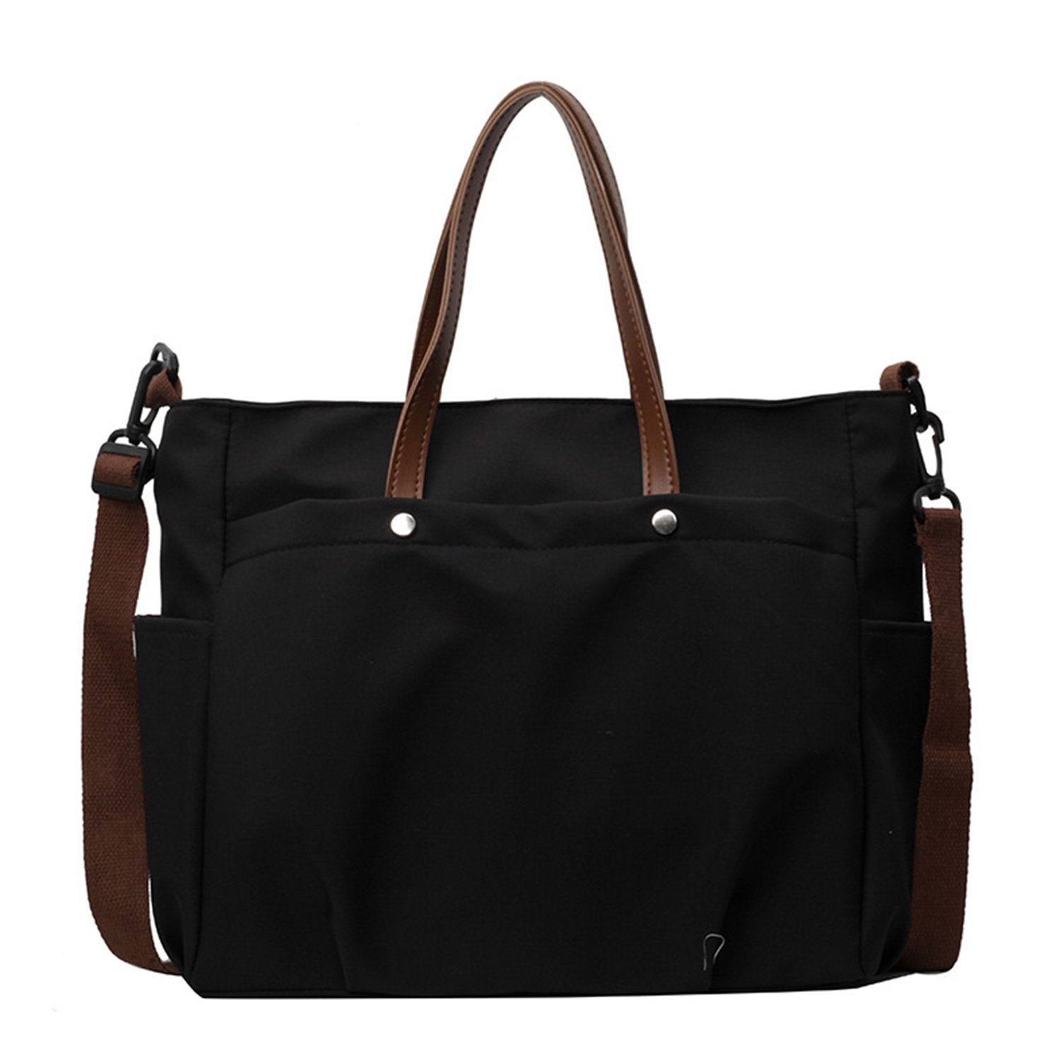 Large Capacity Canvas Shoulder Tote Bag, custom tote bag with logo imprint 3