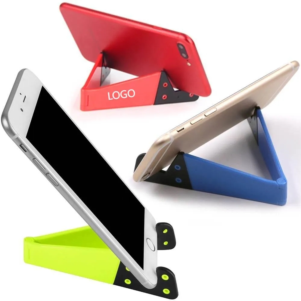 Foldable Plastic V Shape Phone Stand 2