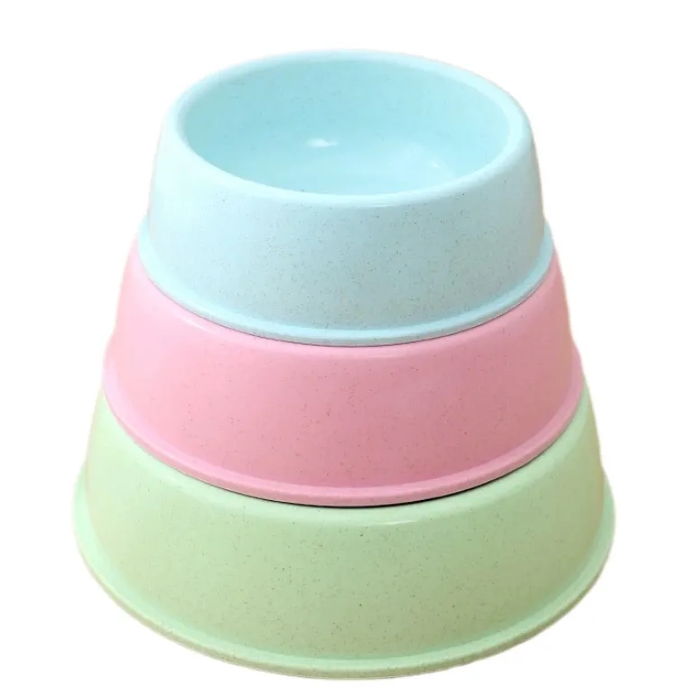 Eco-Friendly Wheat Straw Pet Food Bowl 4