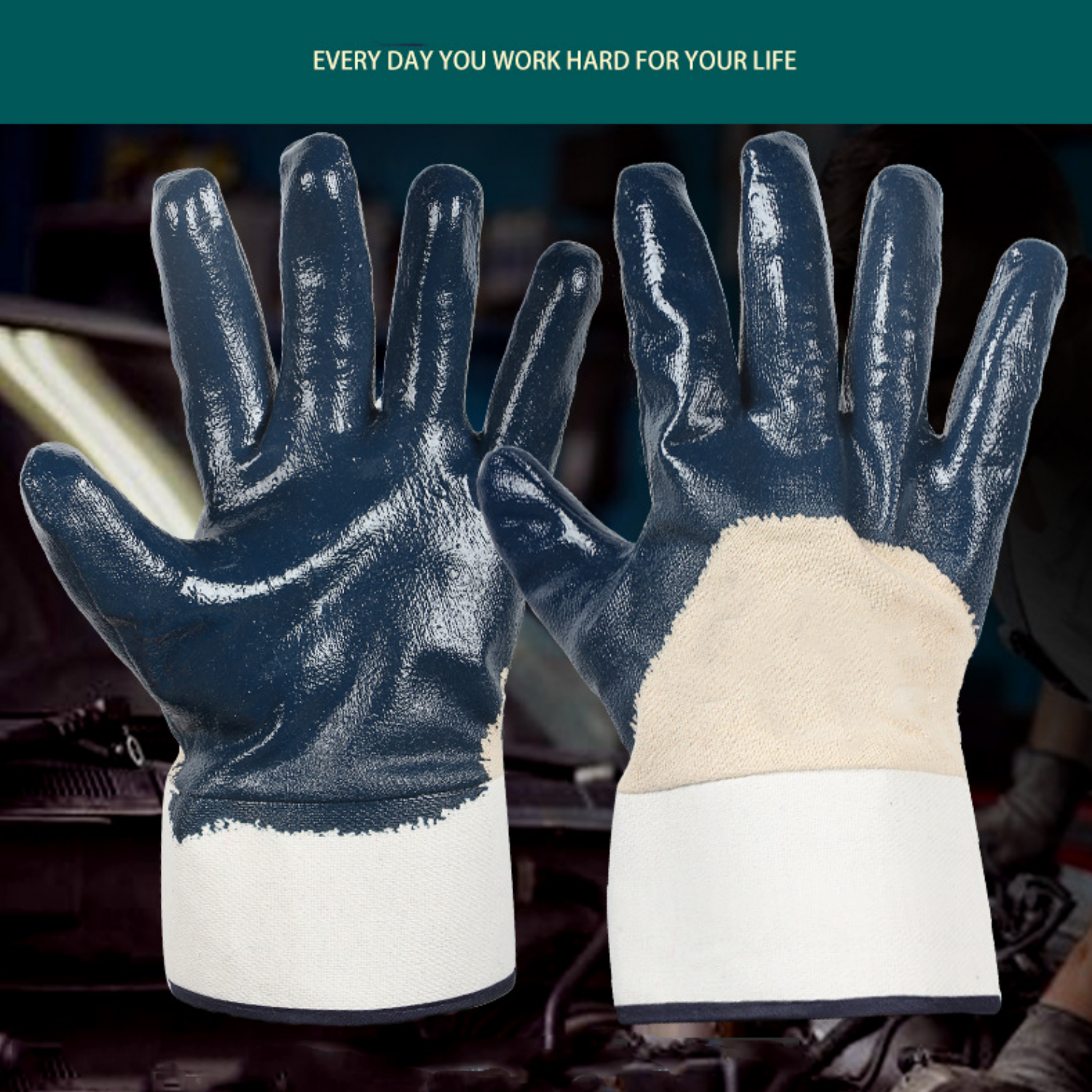 Protective Rubber Work Gloves – Durable & Comfortable 7