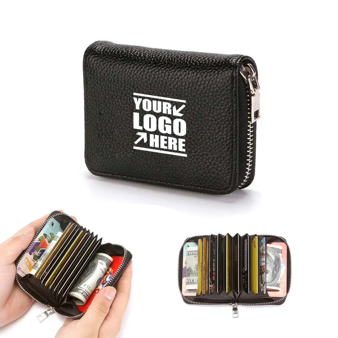 RFID Blocking Leather Credit Card Case 2