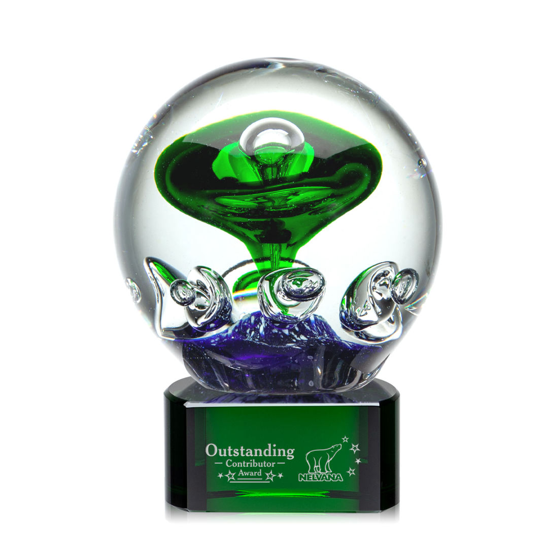 Aquarius Award on Paragon Base - Green 1