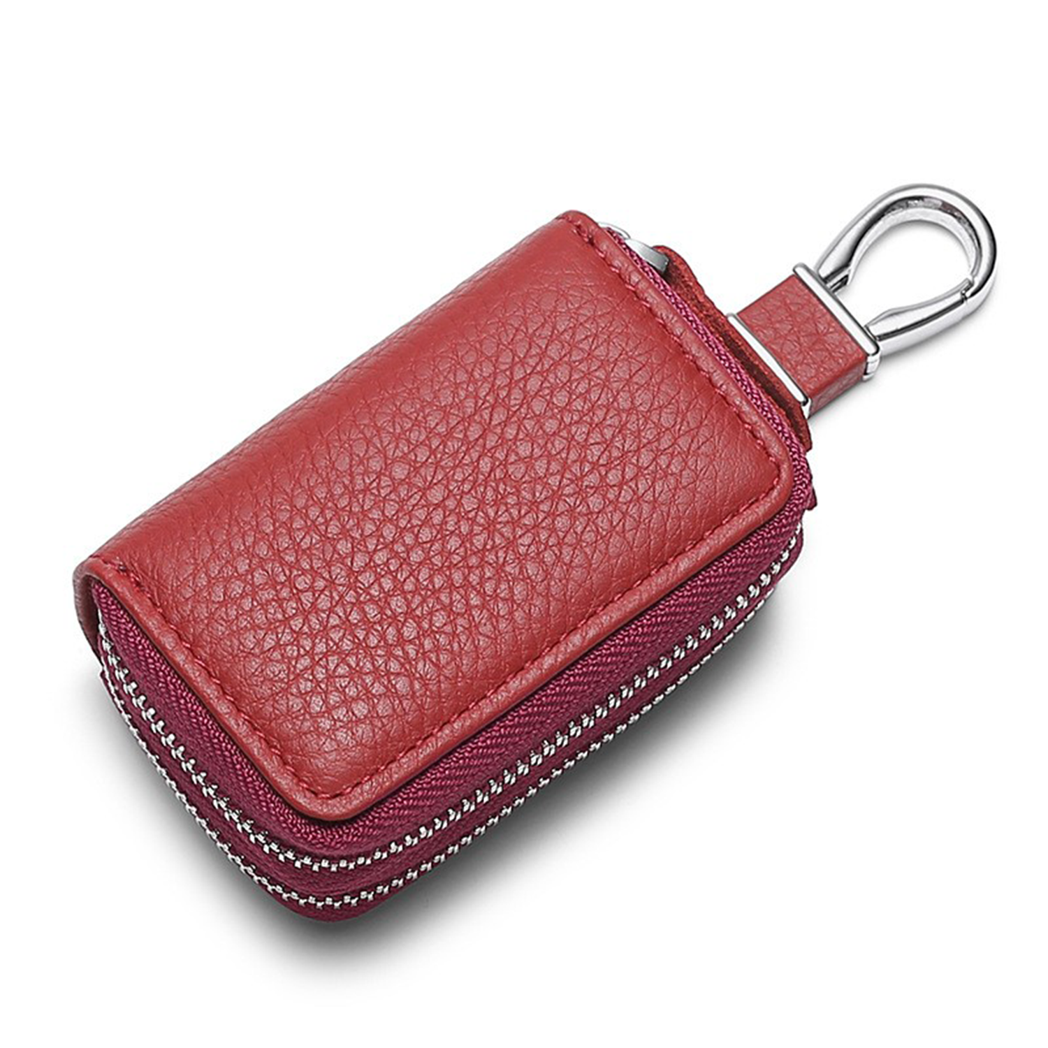 Genuine Leather Car Key Chain Keychain Holder 6
