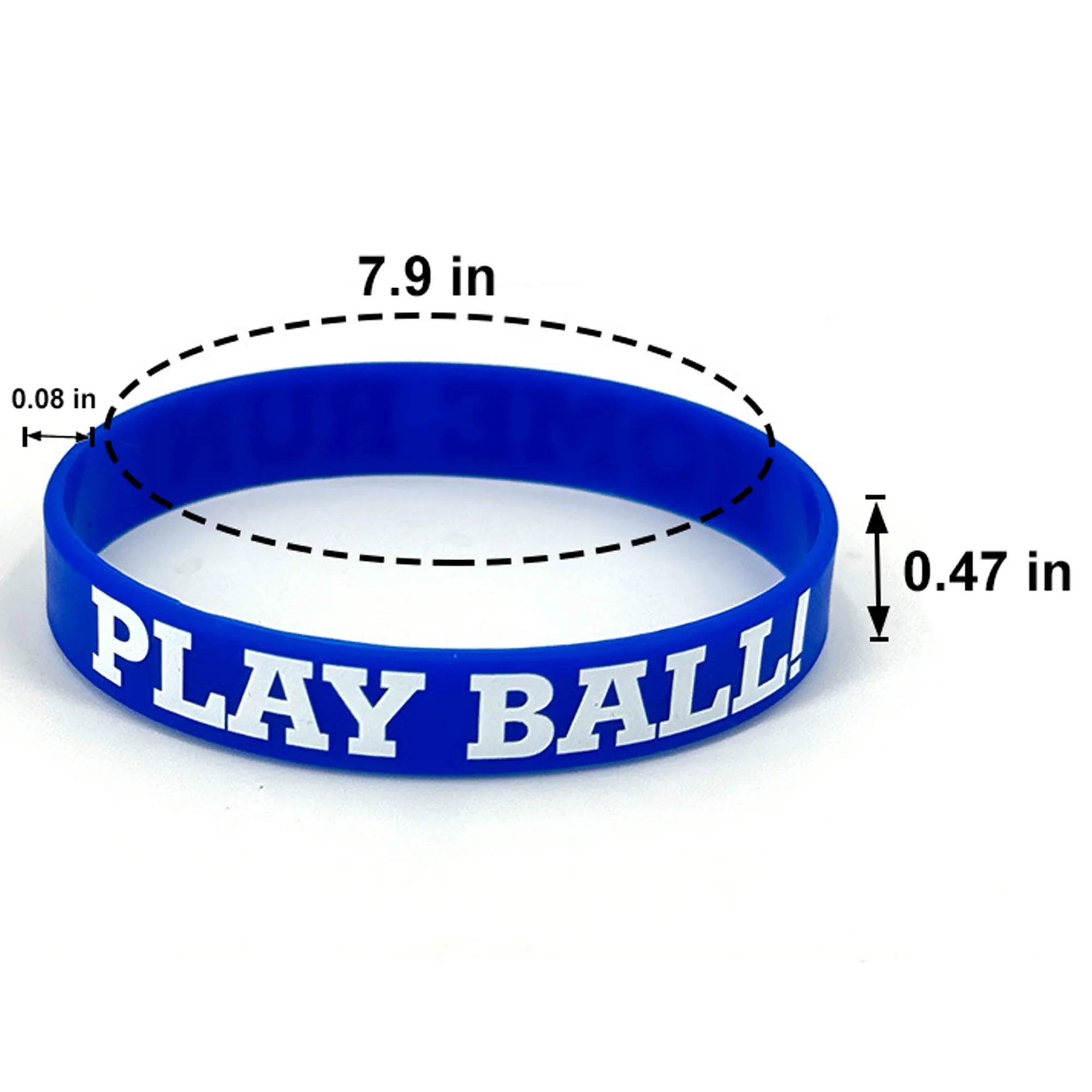 Rubber Bracelets Silicone Wristbands 4