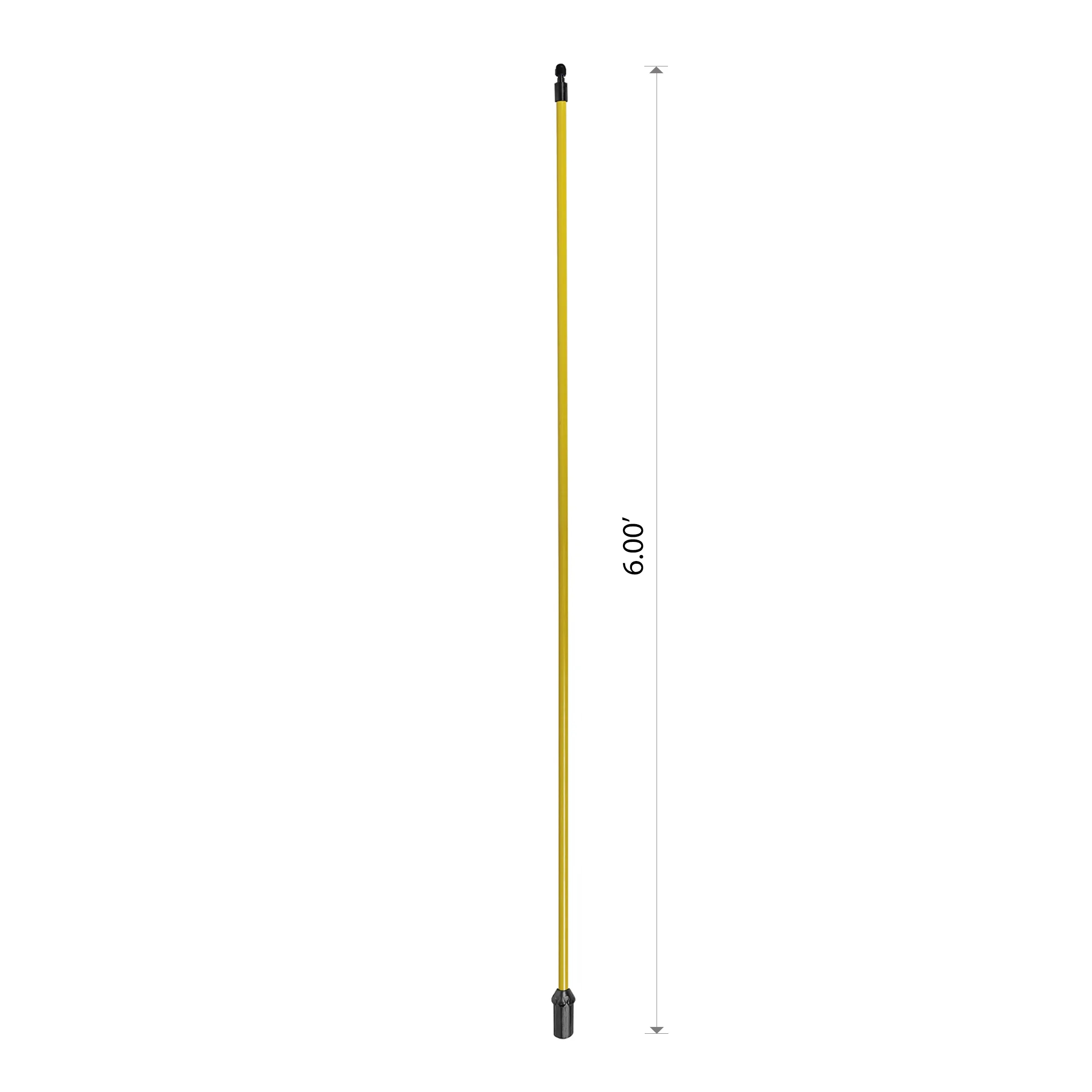 14"x20" Golf Flag with 6' Yellow Fiberglass Pole 7