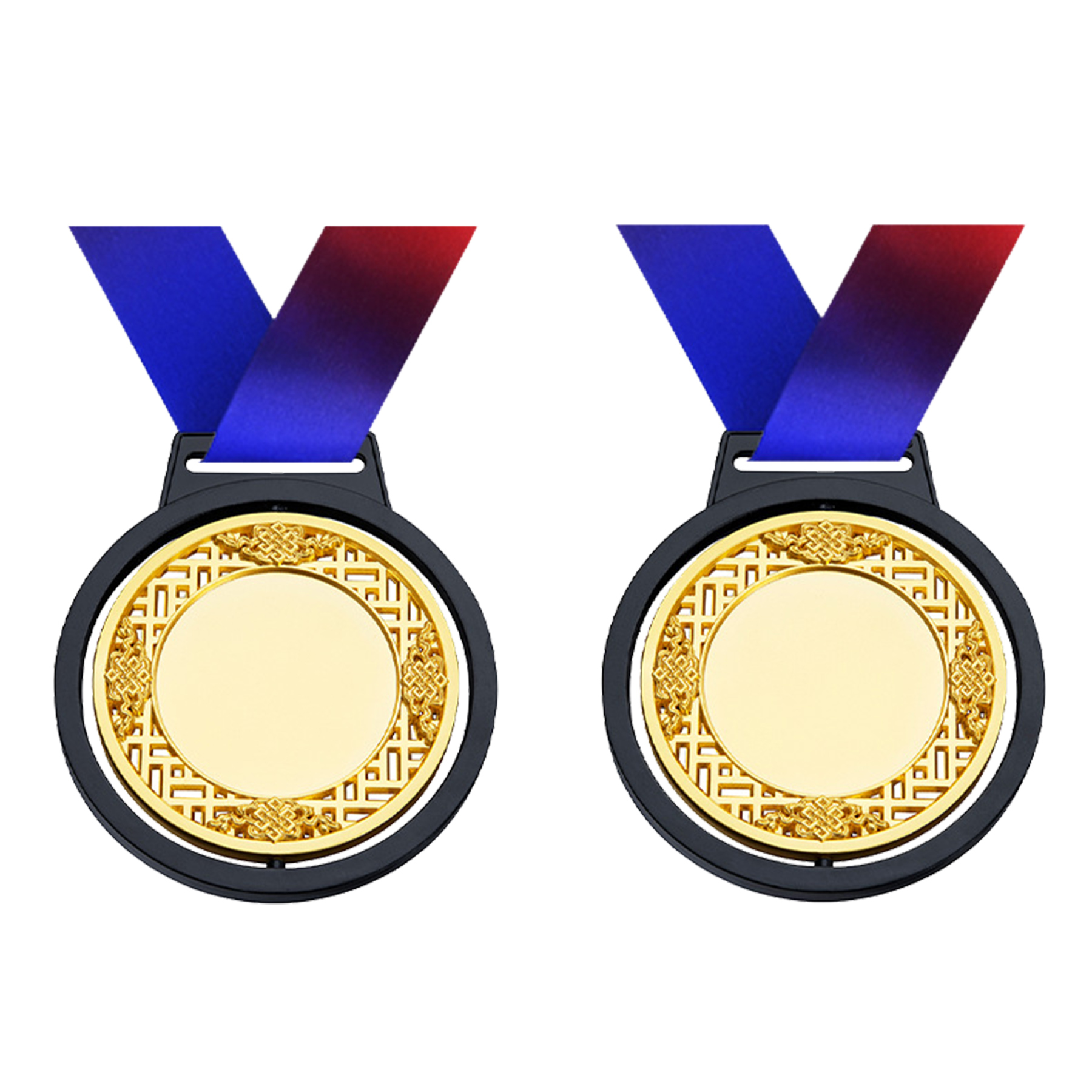 Gold Zinc Alloy Award Medals 4
