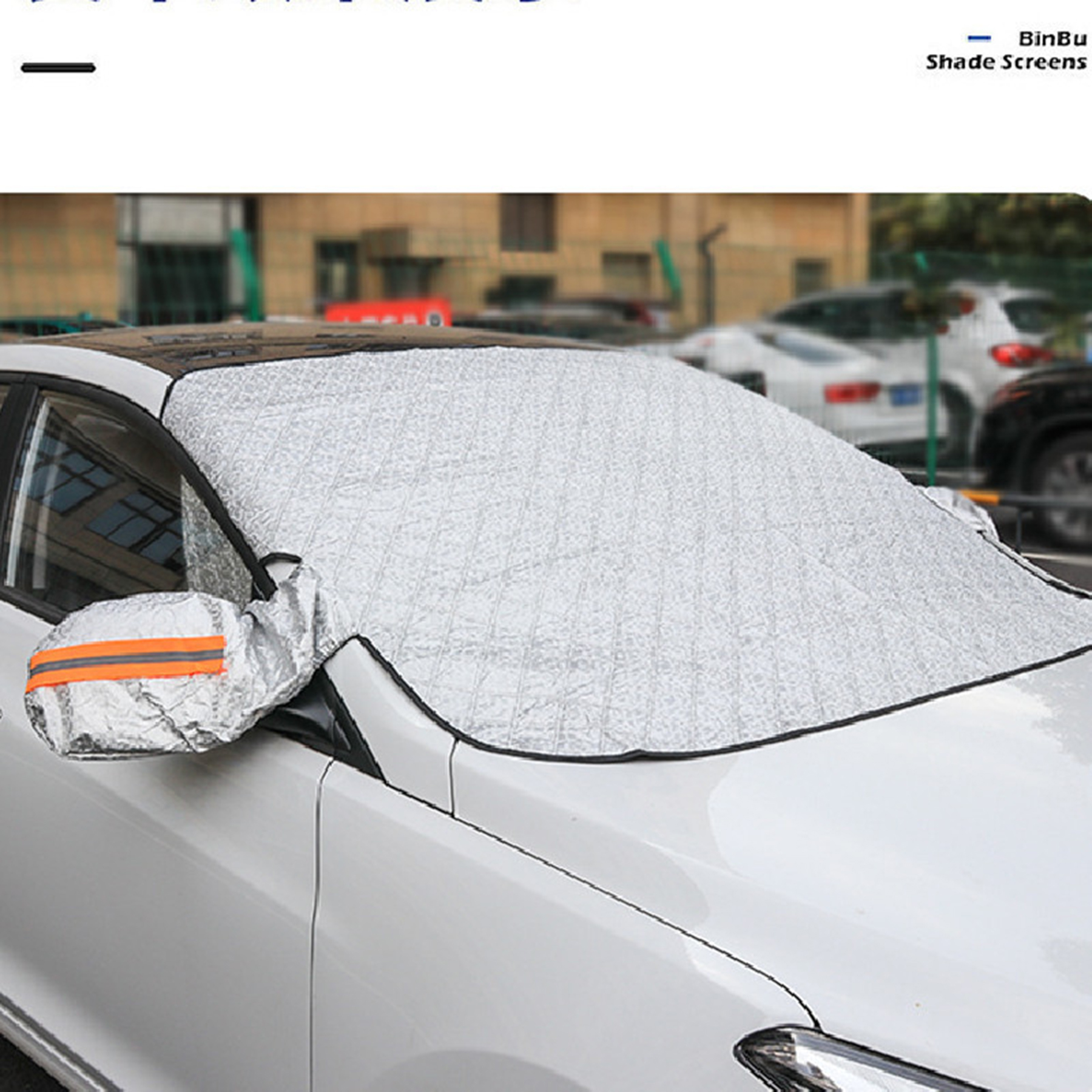 Snow Windshield Cover With Magnets 3