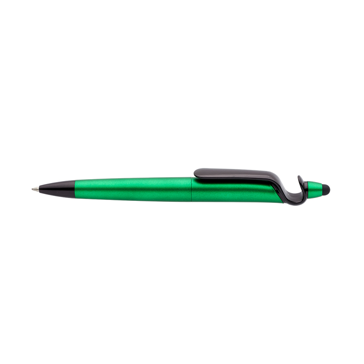 3-in-1 Plastic Pen with Stylus and Cell Stand 1